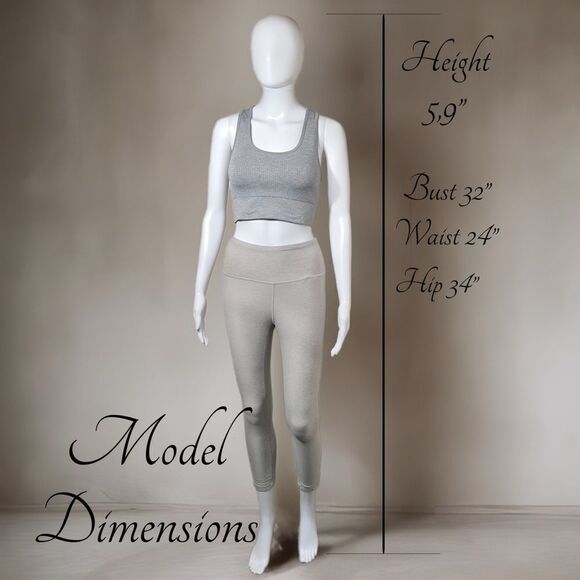Seamlesss Wide Waistband Ankle Legging NWOT - Mint Green (S) - Picture 11 of 12